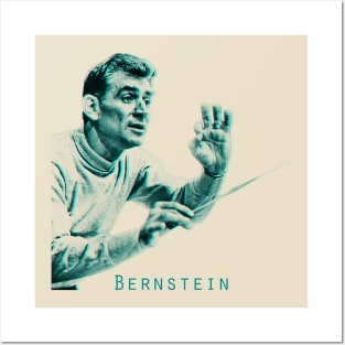 Leonard Bernstein retro Posters and Art